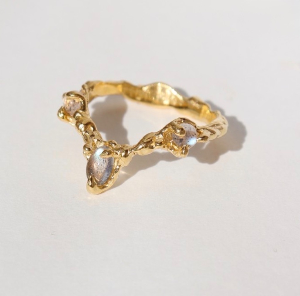 Starlit Labradorite Ring