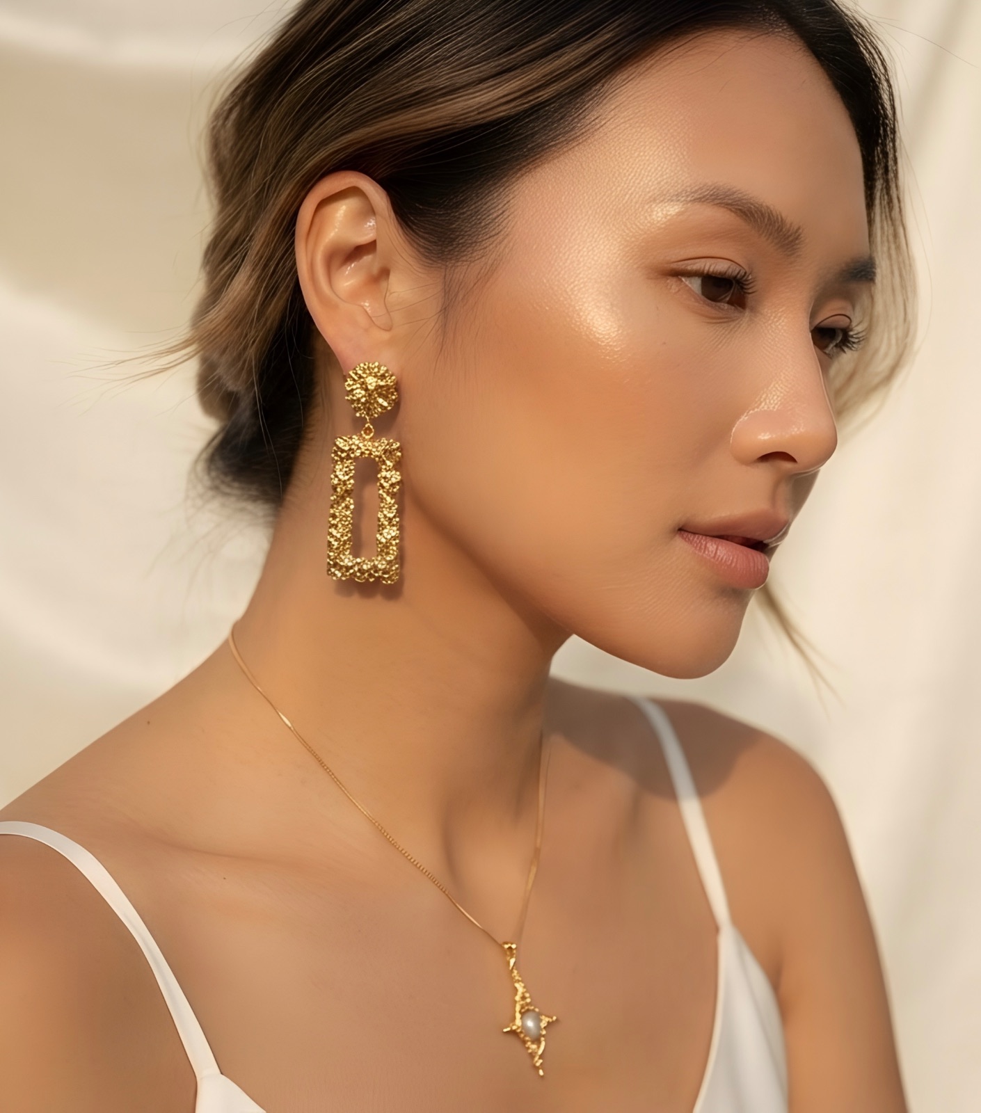 Molten Horizon Drop Earrings