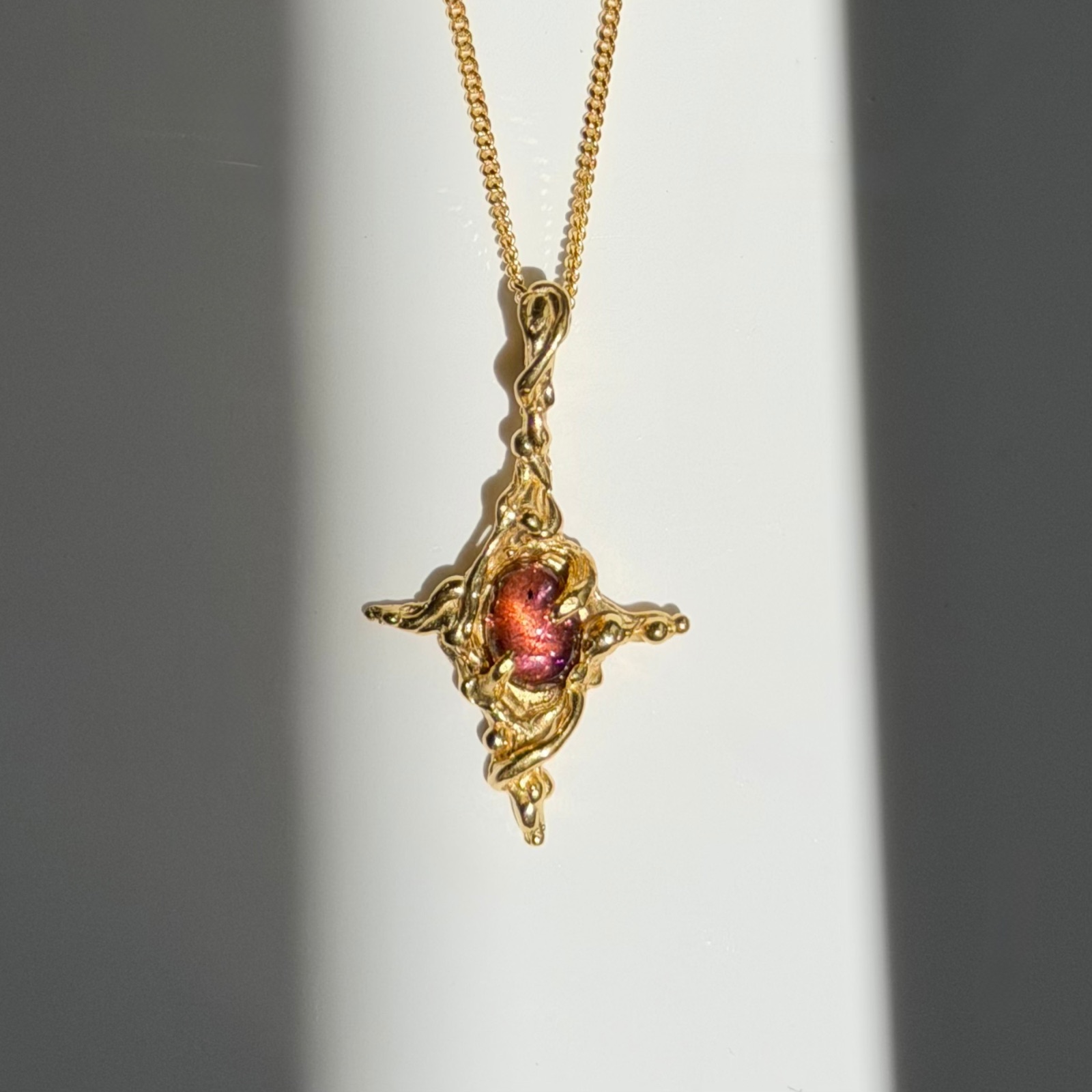 Galadriel Necklace with tourmaline
