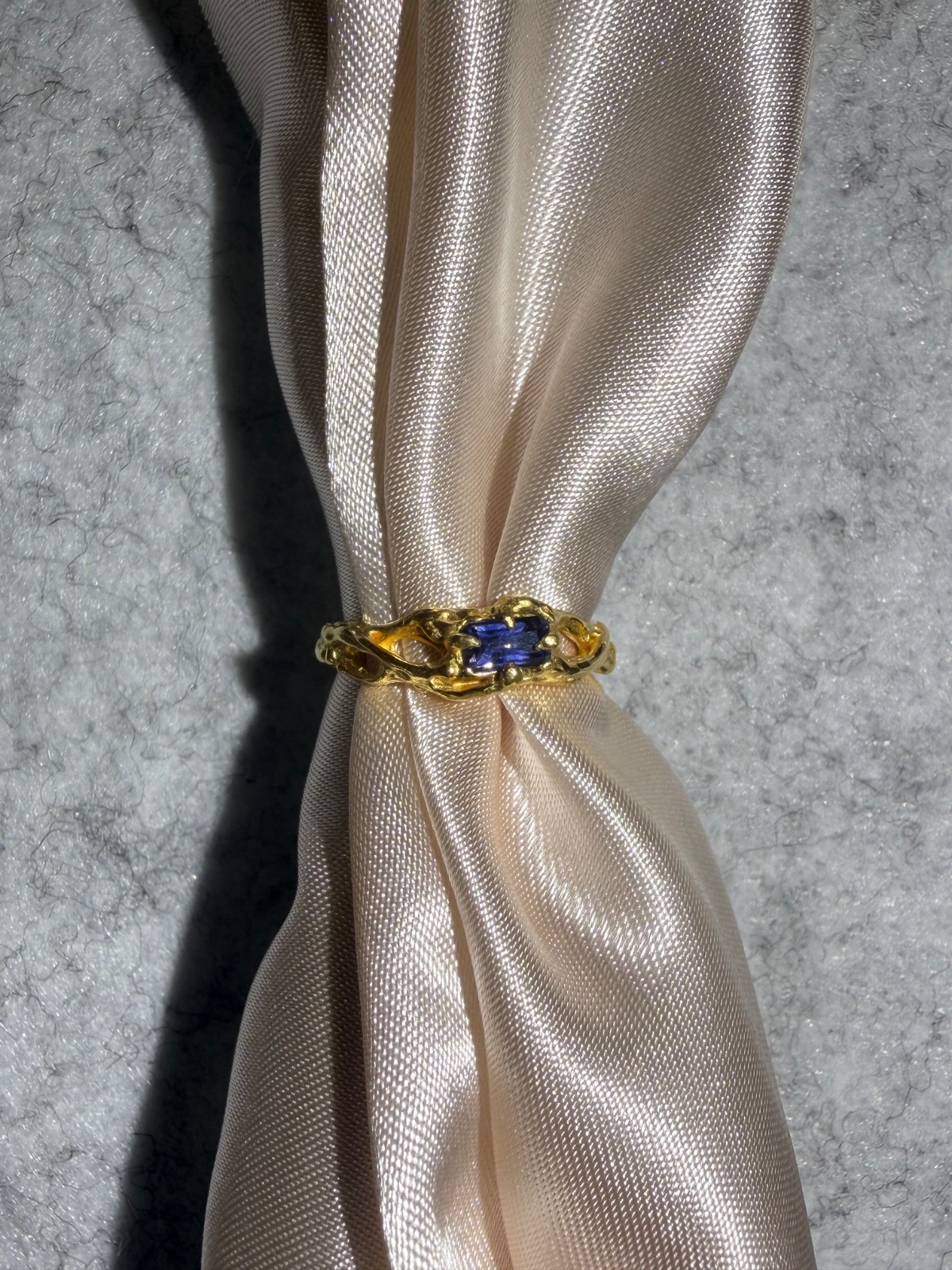 Agni Ring with iolite